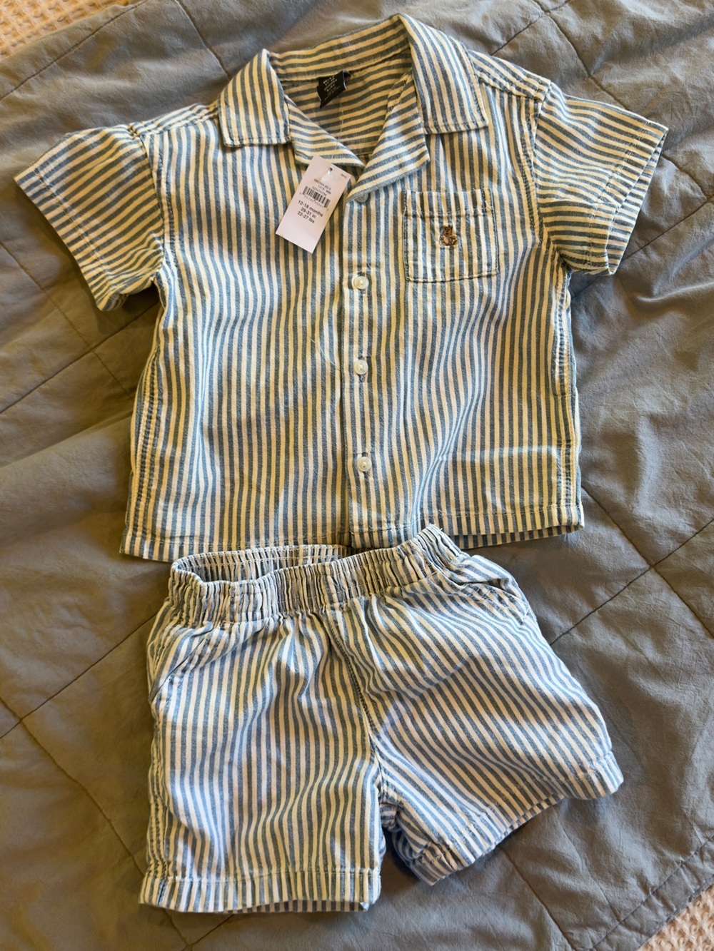Gap toddler shirt and short set